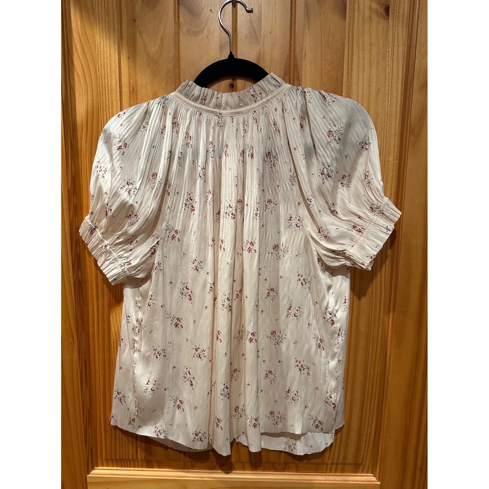Ulla Johnson Mallory Cottagecore Prairie Floral Blouse Size 4 - Picture 3 of 7